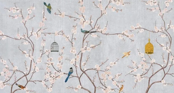 手绘花鸟图片