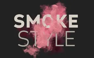 时尚彩色粉烟雾图片