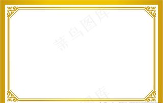金色边框 边框 矢量边框 欧图片