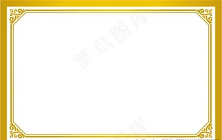 金色边框 边框 矢量边框 欧图片