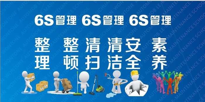 6S管理图片cdr矢量模版下载