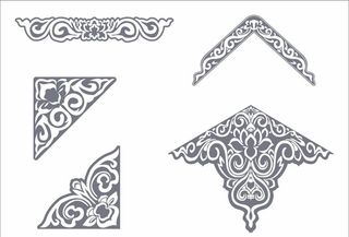 大理古城建筑白族元素 山墙花图片