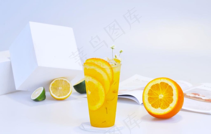 夏日饮料 饮品 橙子   鲜果图片