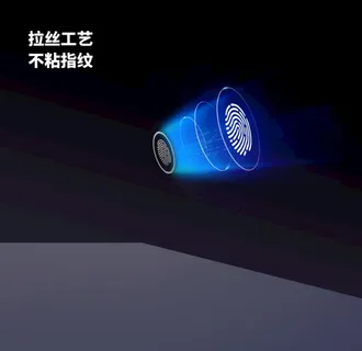 指纹素材黑色背景主图图片