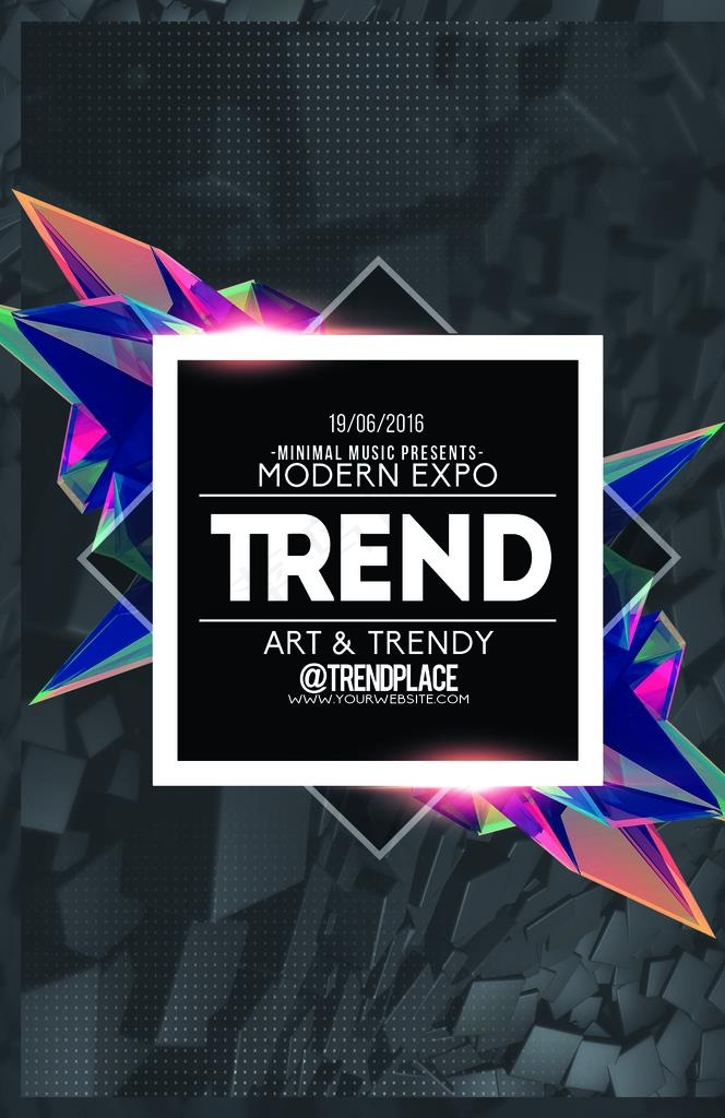 DJ海报音乐节创意前卫海报图片