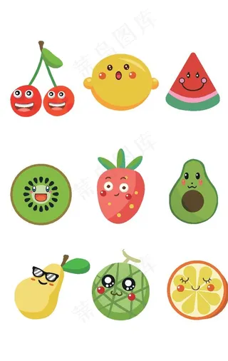 卡通水果图片