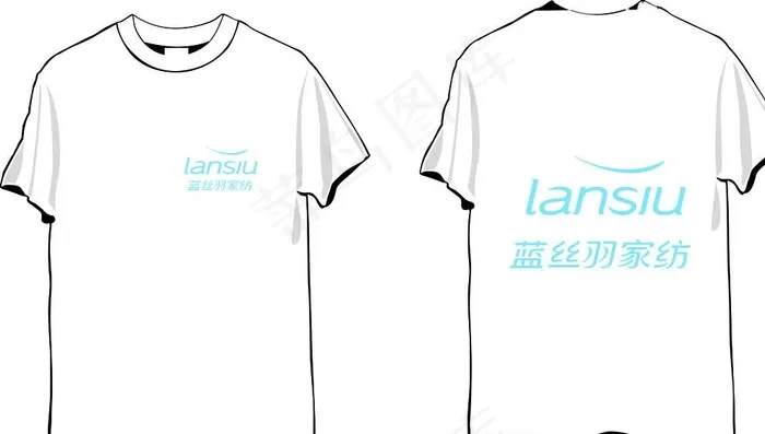 广告衫 文化衫图片cdr矢量模版下载