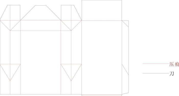 瓜子纸袋刀版图片