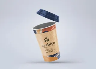 咖啡纸杯样机图片