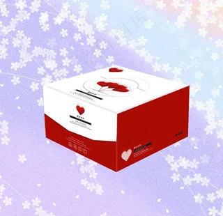 一体蛋糕盒展开图图片