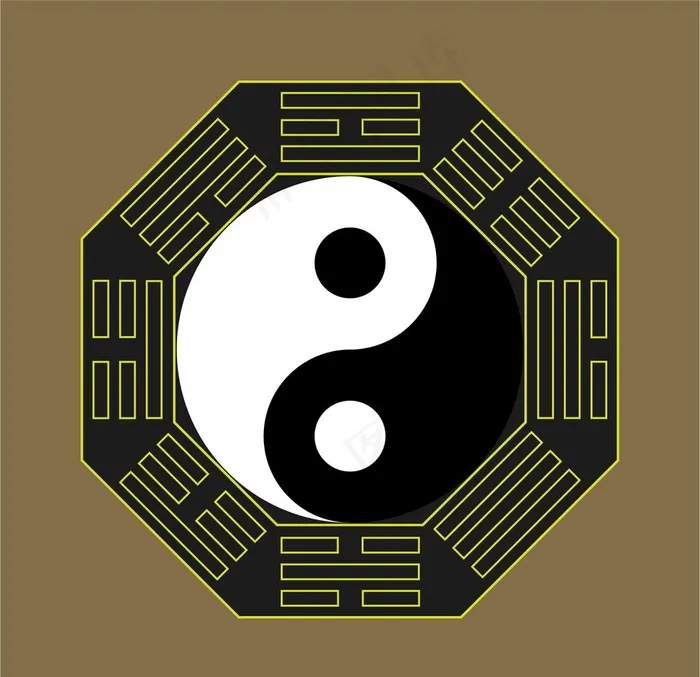 太极八卦图图片