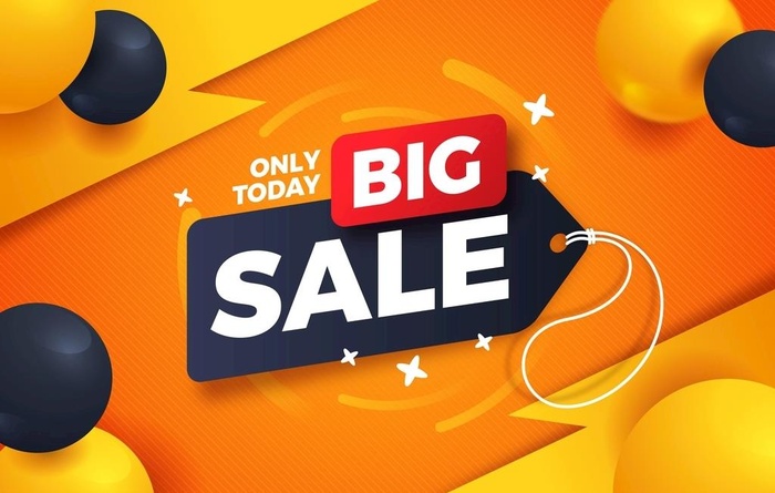 几何抽象销售背景矢量图片