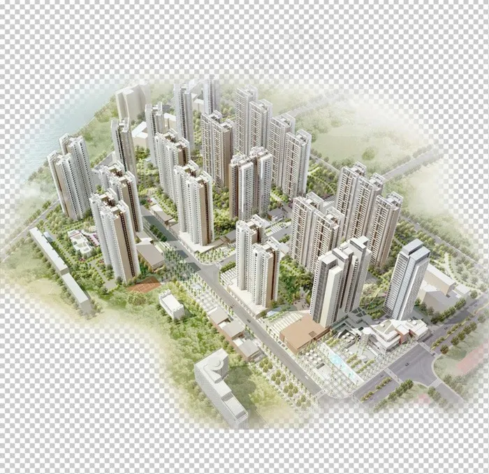 鸟瞰图图片(1772x1772)psd模版下载