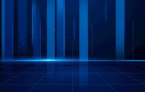 蓝色科技光线电路质感图片