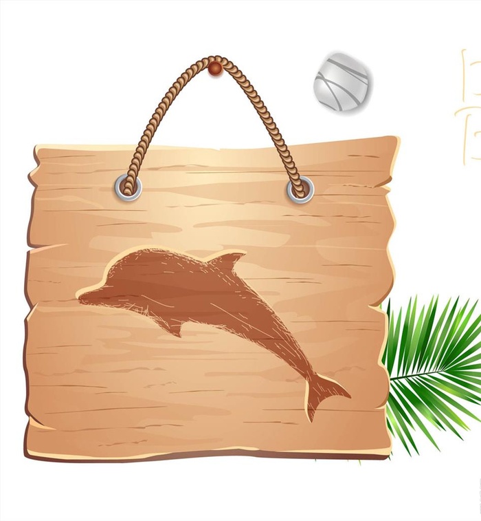 木纹指示牌图片