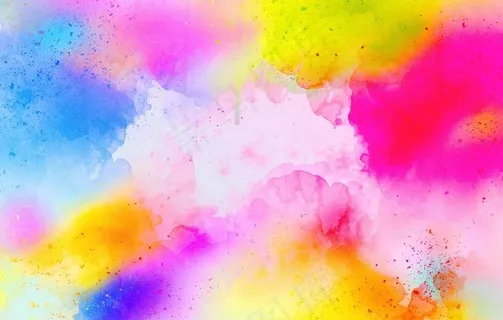 水彩彩绘涂鸦背景图片 水彩彩绘涂鸦背景图片
