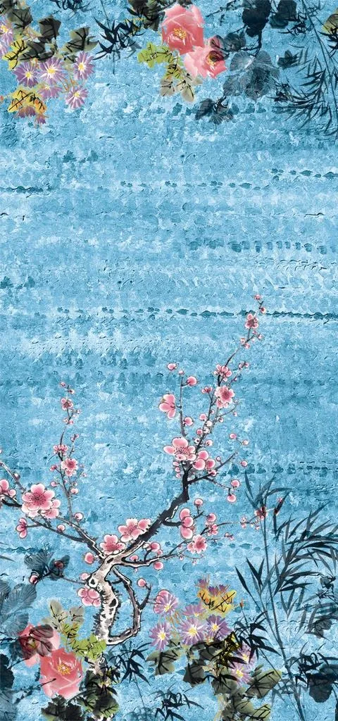 定位花图片