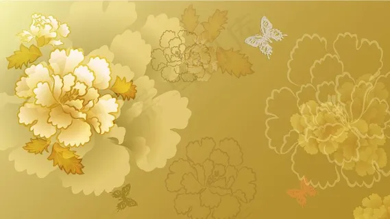 牡丹花金色牡丹花图片