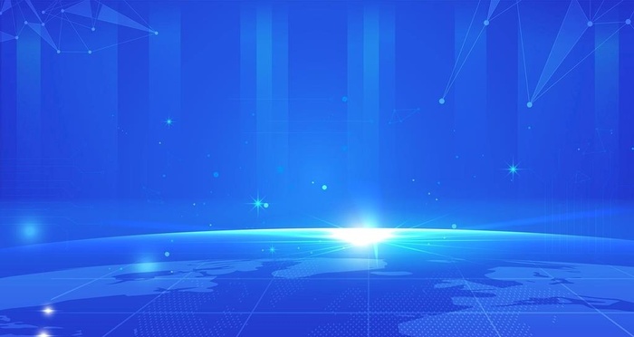 蓝色科技大气背景图片