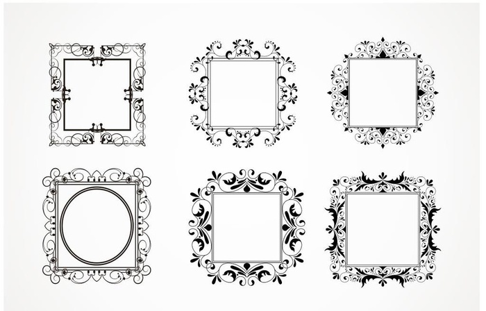 欧式花边花框图片