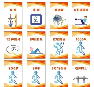 学校体侧介绍板图片