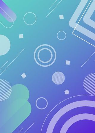 清新底色简单几何线条装饰图片