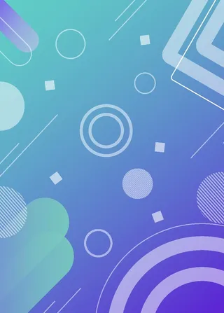 清新底色简单几何线条装饰图片