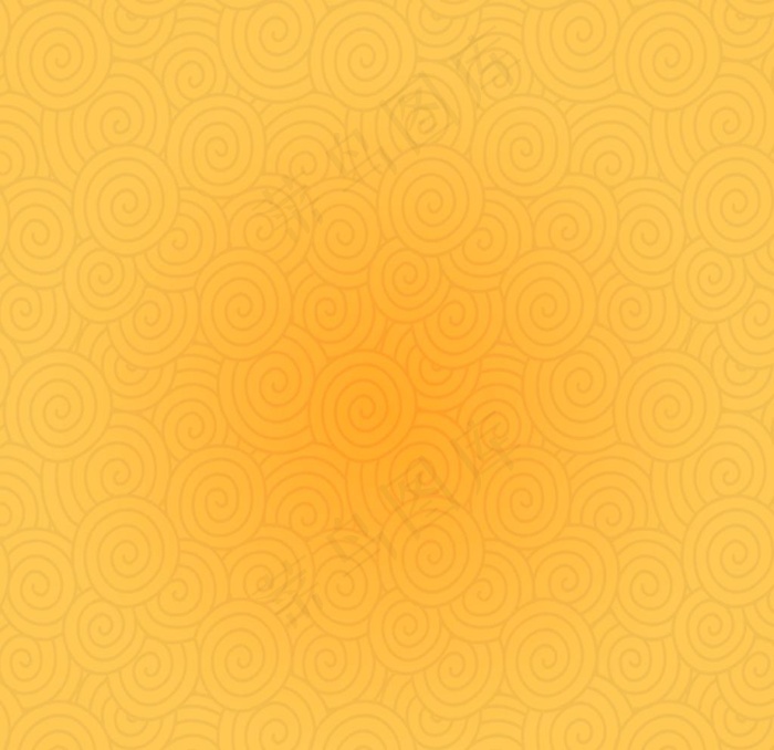 黄色祥云底纹图片