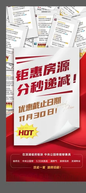 地产热销 喜报 图片