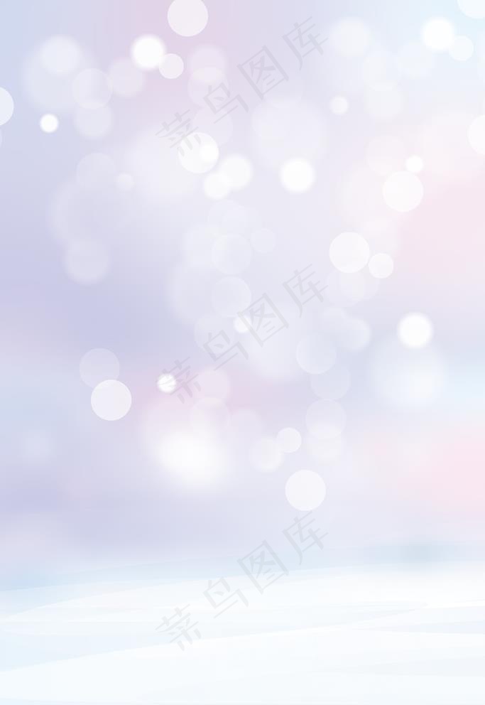 唯美冬季背景图片psd模版下载