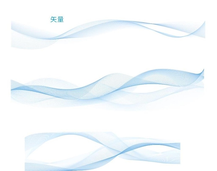 波浪纹线条背景图片