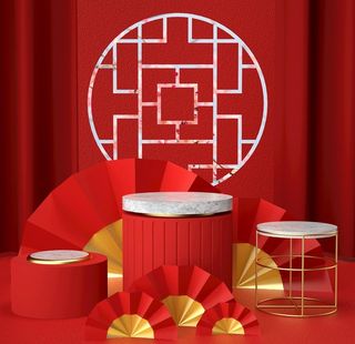 立体展台 C4D电商海报 台子图片