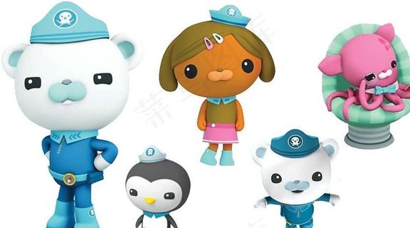 海底动漫人物图片