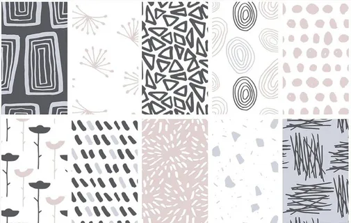 卡通线条背景底纹图片