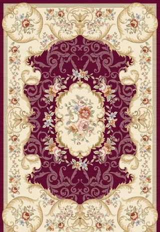 欧式花纹地毯图片