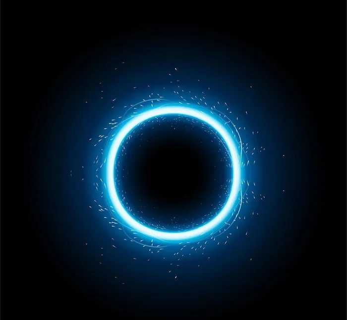 蓝色发光圆环背景矢量图片eps,ai矢量模版下载