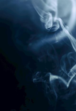 蓝色烟雾图片