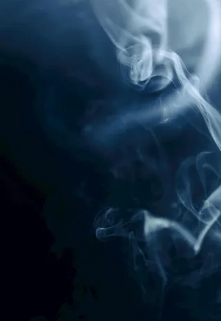 蓝色烟雾图片