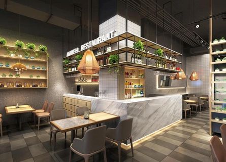 餐饮工装效果图片