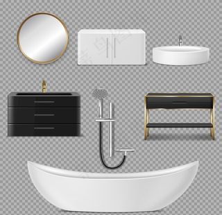 卫浴用品 洗手间素材图片