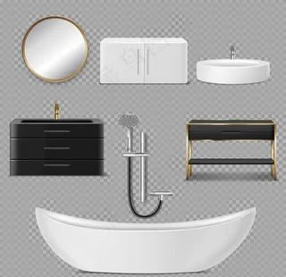 卫浴用品 洗手间素材图片