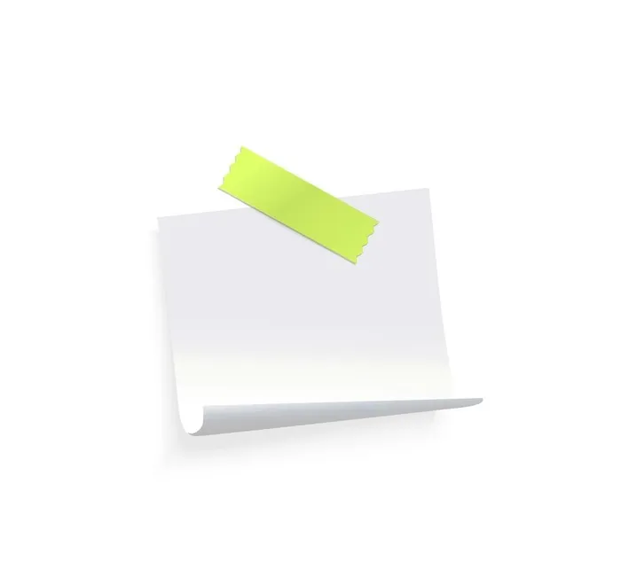 便签图片ai矢量模版下载