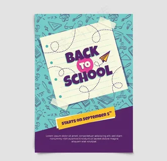 开学海报设计图片