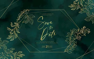 深绿花纹背景图片