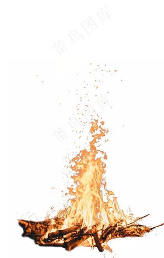 篝火火堆免扣png图片