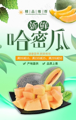 密瓜海报图片