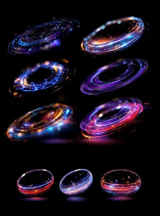 3D酷炫创意光效图片