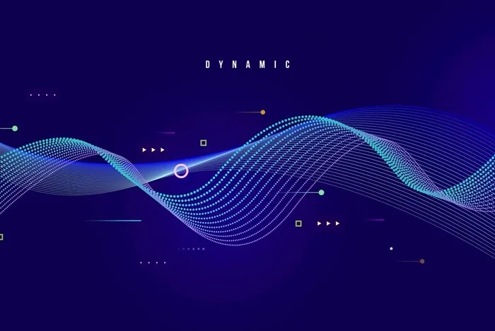 炫丽抽象线条KV主视觉图片psd模版下载