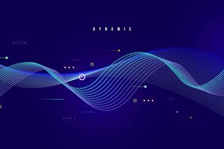 炫丽抽象线条KV主视觉图片