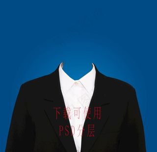 女款西装证件照素材图片